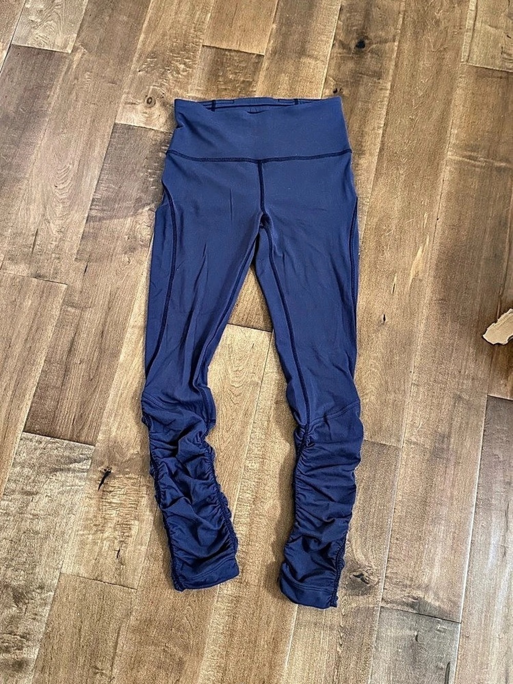lululemon Align Ruched Waist High-Rise Pant Blue Sz 6